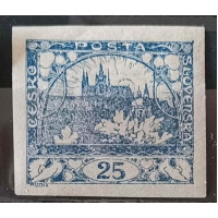 Známka ČSR Hradčany 25h, Pof. 10*