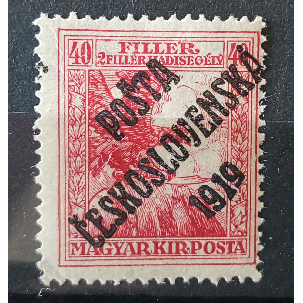 Checoslovaquia stamp, Mi.117, MH*, 40+2f