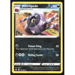 Pokémon karta, SWSH07 106/198, Použ., Whirlipede, HP 90