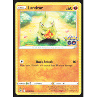 Pokémon card, 037/078, USED, Larvitar, HP 60