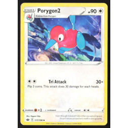 Pokemon Karte, 117/198, Gebraucht, Porygon2, HP 90