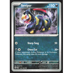 Pokemon Karte, 137/193, Gebraucht, Seviper, HP 110
