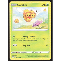 Pokemon Karte, 011/189, Gebraucht, Combee, HP 50