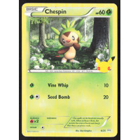 Pokémon karta, 6/25, Použ., Chespin, HP 60