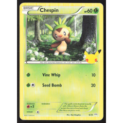 Pokémon karta, 6/25, Použ., Chespin, HP 60