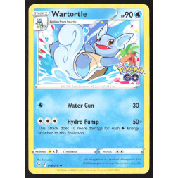 Pokemon Karte, 016/078, Gebraucht, Wartortle, HP 90
