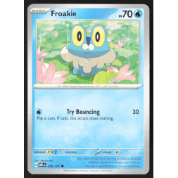 Pokemon Karte, 056/197, Gebraucht, Froakie, HP 70