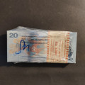 Banknoten Tschechoslowakei, Pi. 92, 0/AU, Paket mit 100 Banknoten 6
