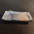 Banknoten Tschechoslowakei, Pi. 92, 0/AU, Paket mit 100 Banknoten 1