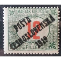 Briefmarke Tschechoslowakie PČ 1919, 12f, Pof.136, MH*