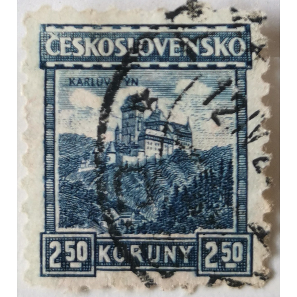 Známka ČSR, 2,50 Kč, Pof.215#