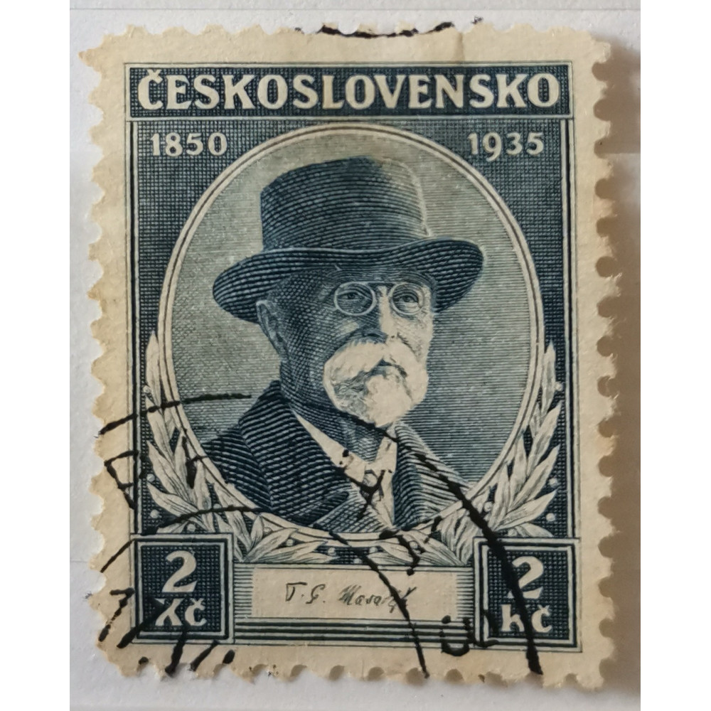 Sello Checoslovaquia, 2 Kč, Pof.287, Usado/#