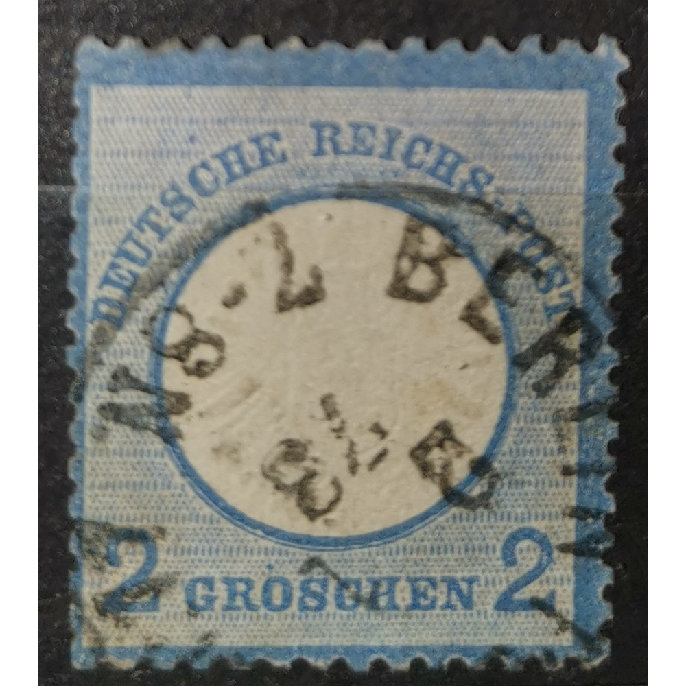 Sello Imperio Alemán (Deutsches Reich), 2Gr., Mi.20, Usado/#