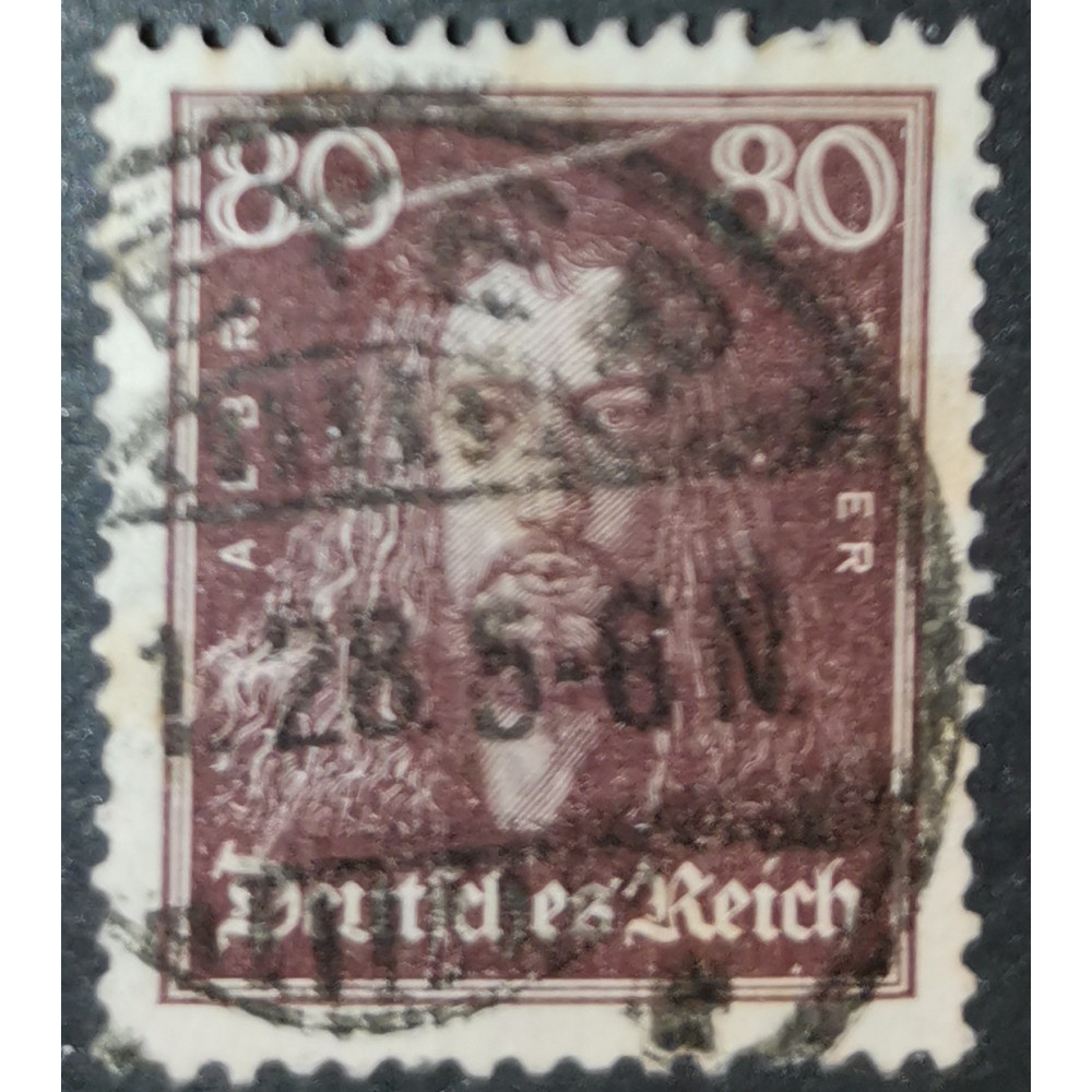 Briefmarke Deutsches Reich, 80Pfg., Mi.397, Used/#
