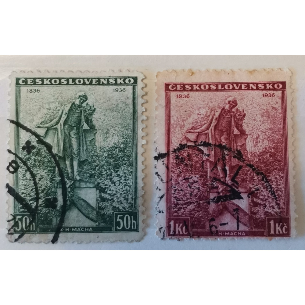 Set Czechoslovakia, 50h, Pof.298-299, Used/#