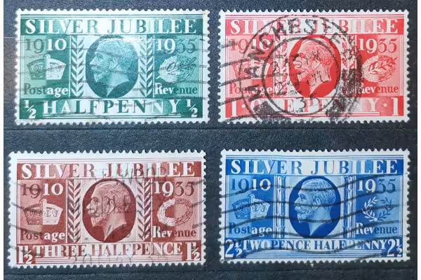 Série Velká Británie, ½P, Sg.453-456#
