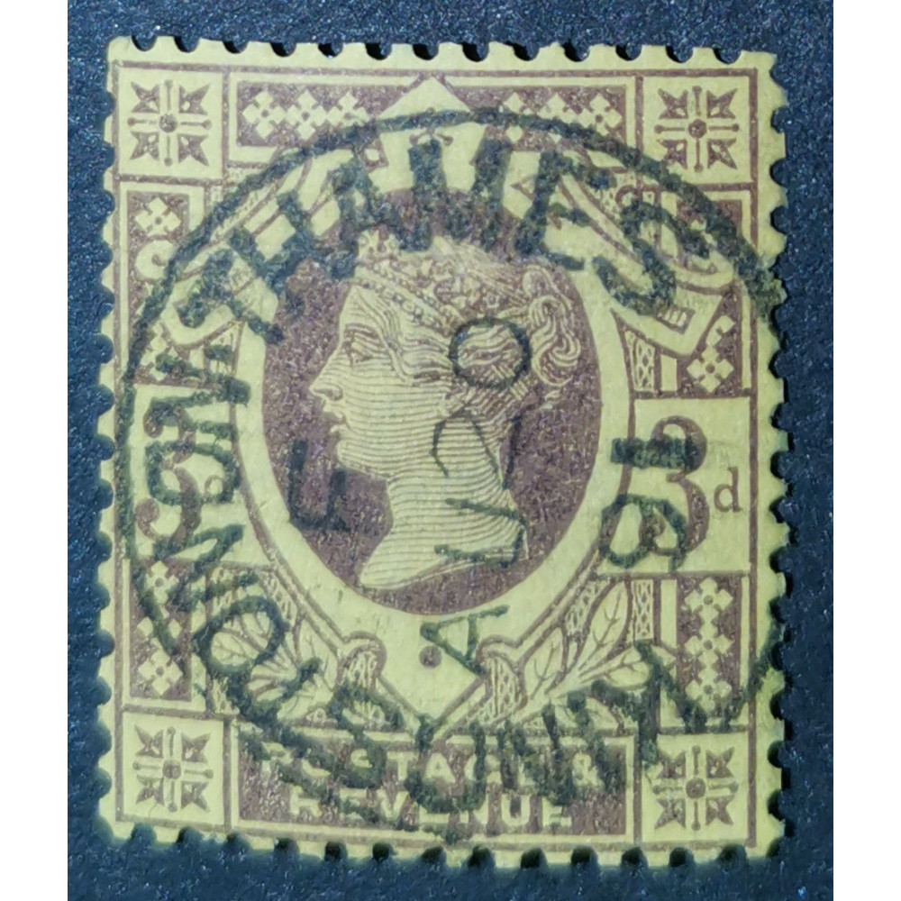 Selo Grã-Bretanha, 3P, Sg.202, Usado/#