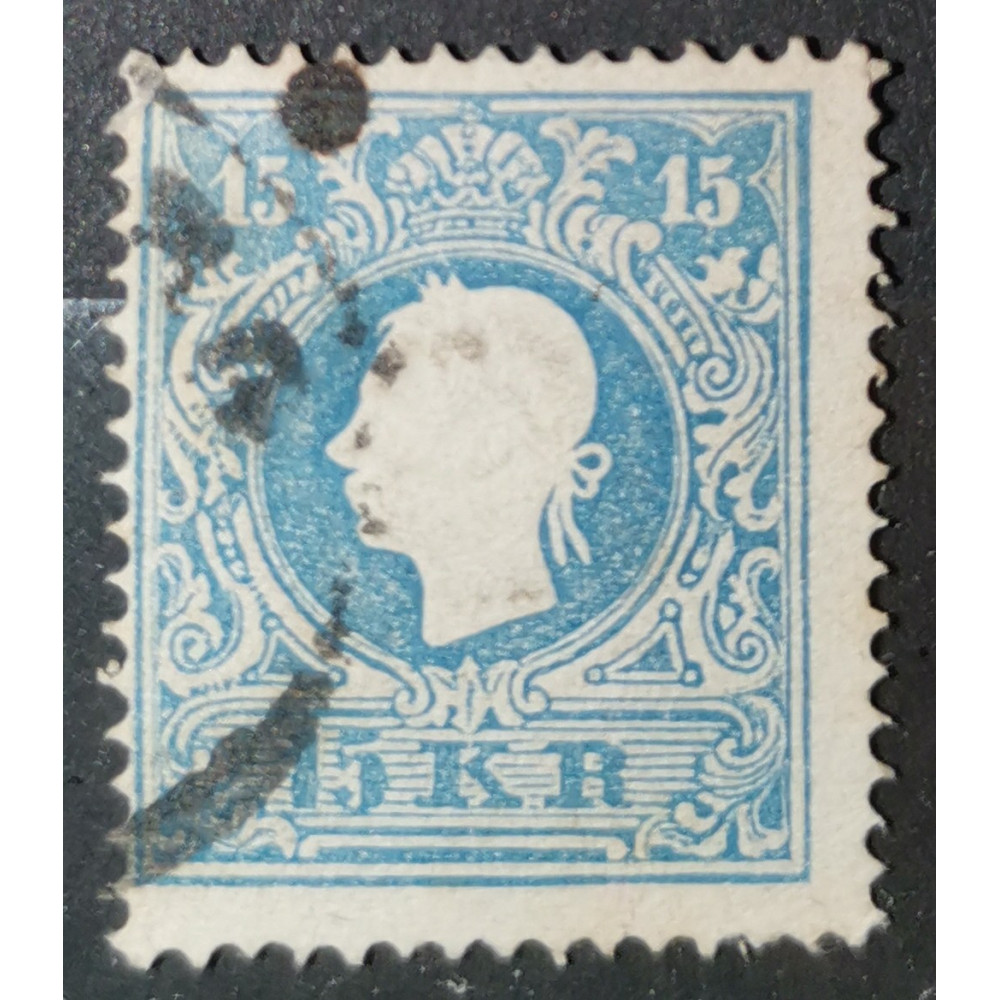 Selo Áustria, 15Kr, Mi.15II, Usado/#