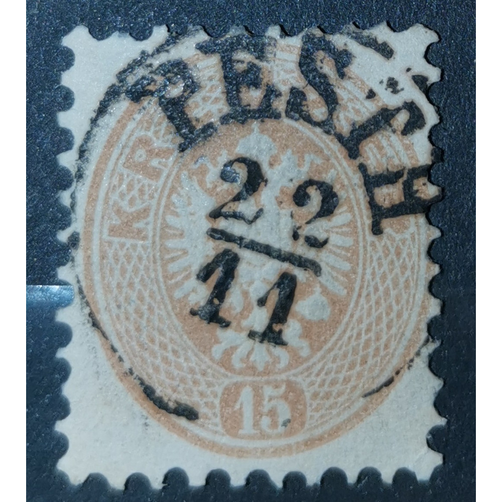 Známka Rakousko, 15Kr, Mi.34#