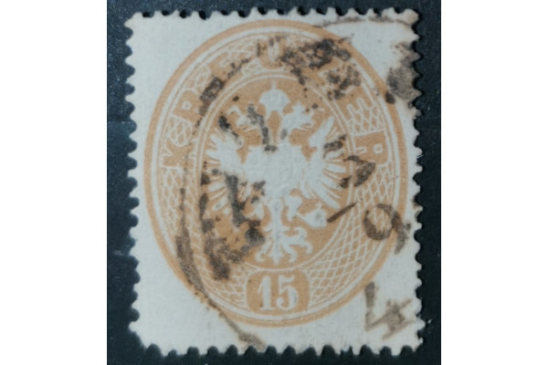 Známka Rakousko, 15Kr, Mi.28#