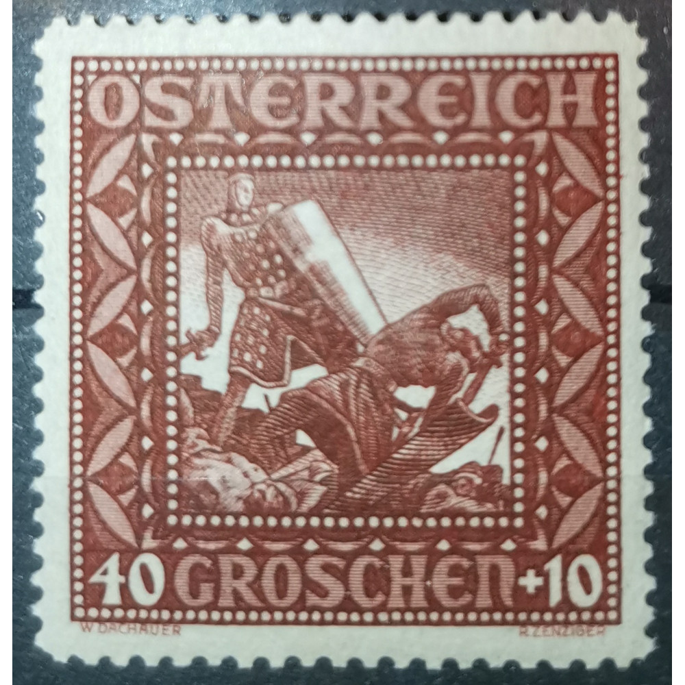Sello Austria, 40+10 G, Mi.493I, MNH**