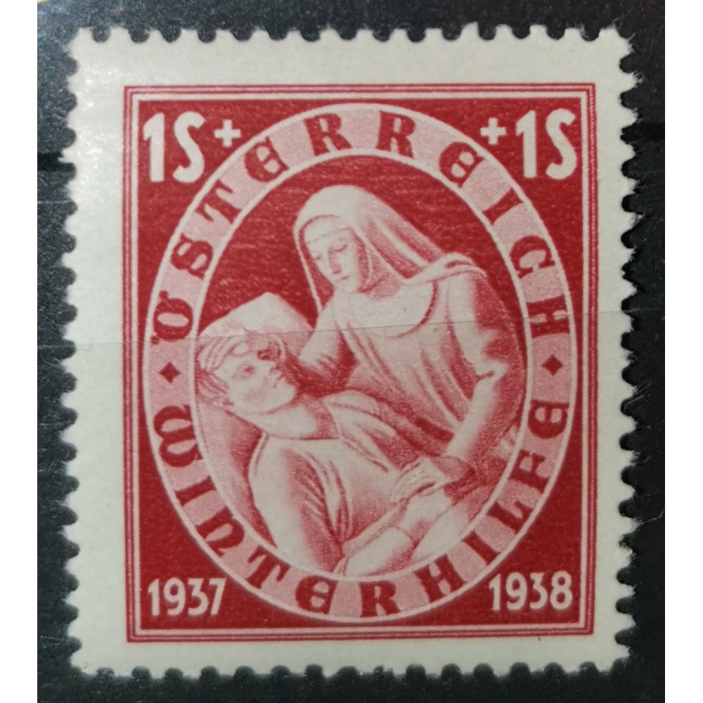 Sello Austria, 1+1 S, Mi.645, Usado/#