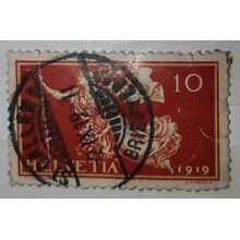 Stamp Switzerland, 10(C), Mi.147, Used/#