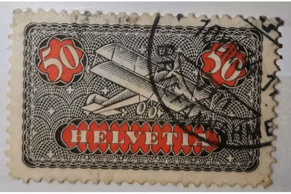 Známka Švýcarsko, 50(C), Mi.184x#