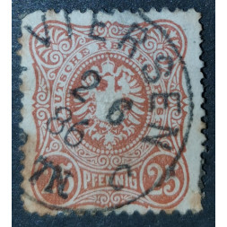 Známka Německo, Reich, 25Pfg., Mi.43# Známka Německo, Reich, 25Pfg., Mi.43#