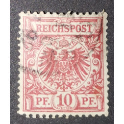 Známka Německo, Reich, 10Pfg., Mi.47# Známka Německo, Reich, 10Pfg., Mi.47#
