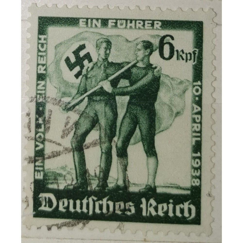 Briefmarke Deutsches Reich, 6Pfg., Mi.662, Used/#