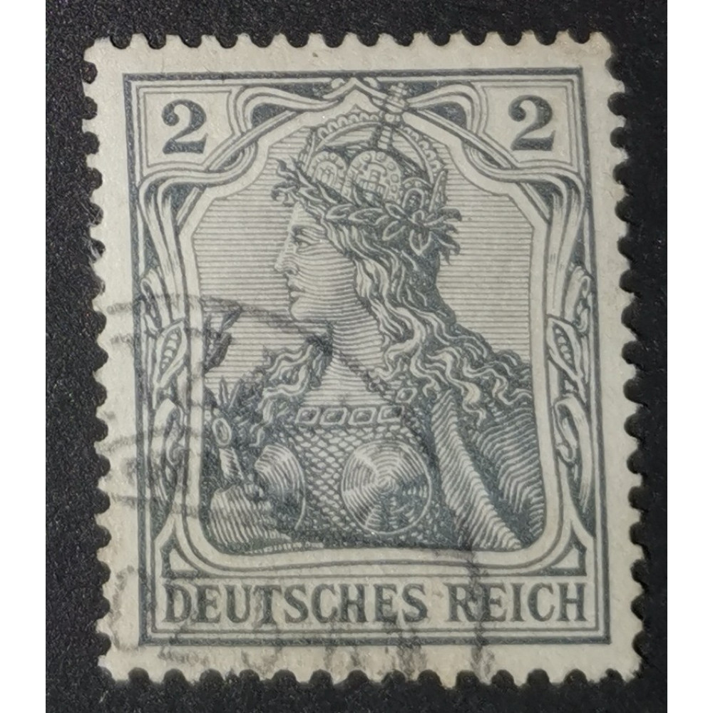 Briefmarke Deutsches Reich, 2Pfg., Mi.68, Used/#