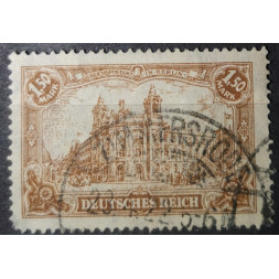 Sello Imperio Alemán (Deutsches Reich), 1.50Mk., Mi.114, Usado/#