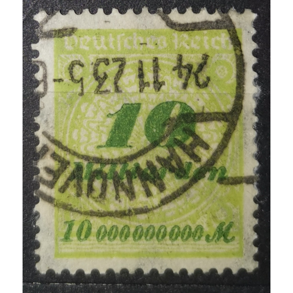 Stamp German Empire, 10Bi.Mk., Mi.328, Used/# Stamp German Empire, 10Bi.Mk., Mi.328, Used/#