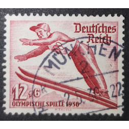 Stamp German Empire, 12+6 Pfg., Mi.601, Used/#