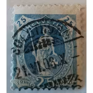 Známka Švýcarsko, 25(C), Mi.81A#