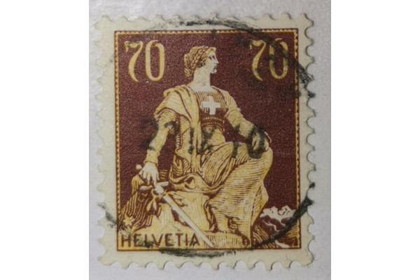 Briefmarke Schweiz, 70(C), Mi.108x, Used/#