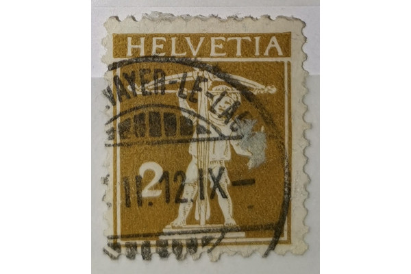 Známka Švýcarsko, 2(C), Mi.111II#