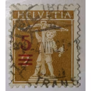 Briefmarke Schweiz, 5/2(C), Mi.157, Used/#