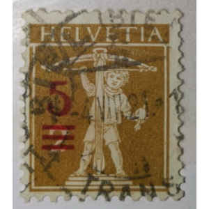 Sello Suiza, 5/2(C), Mi.157, Usado/#