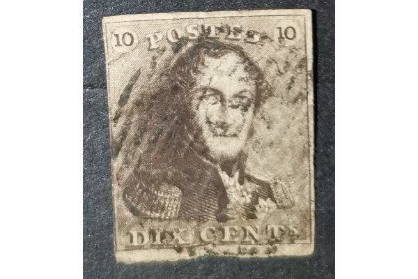 Známka Belgie, 10c, Mi.1a#