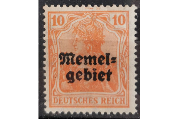 Stamp Memelgebiet, 10Pf, Mi.2, MNH**