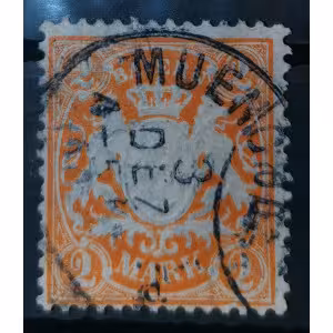Briefmarke Bayern, 2M, Mi.64, Used/#