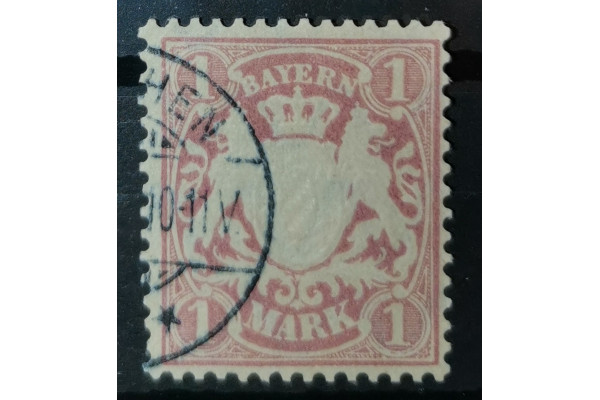 Známka Bavorsko, 1M, Mi.71#