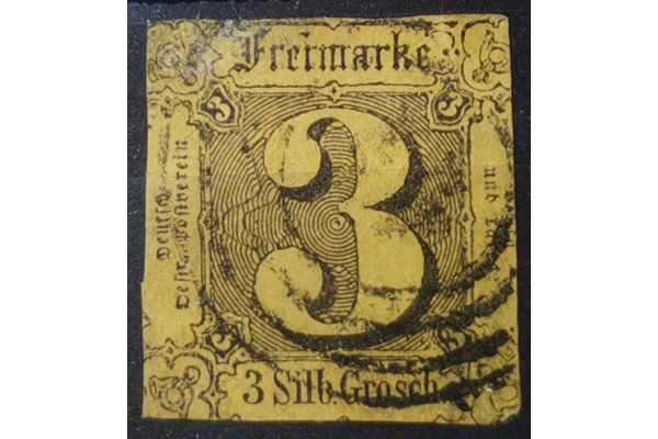 Známka Thurn Taxis, 3 Sgr, Mi.6#