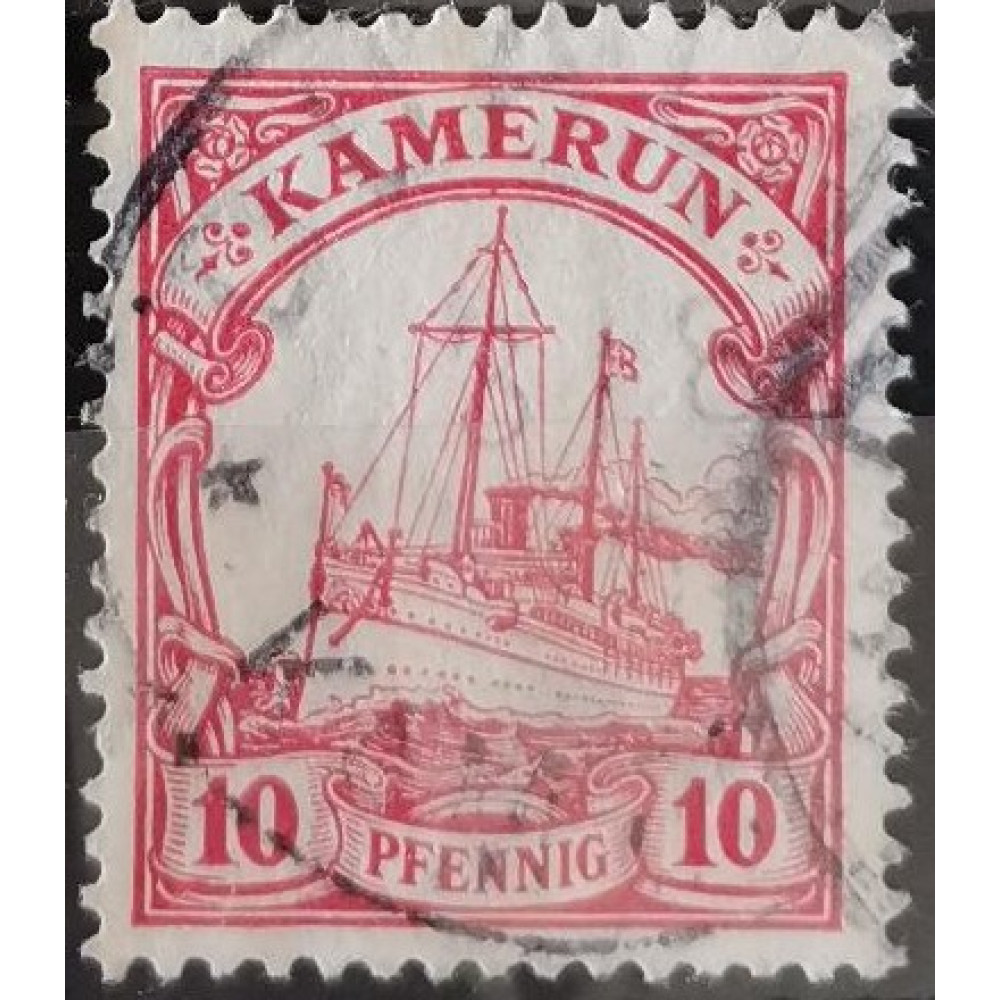 Stamp German colonies, 10 Pf, Mi.22, Used/#