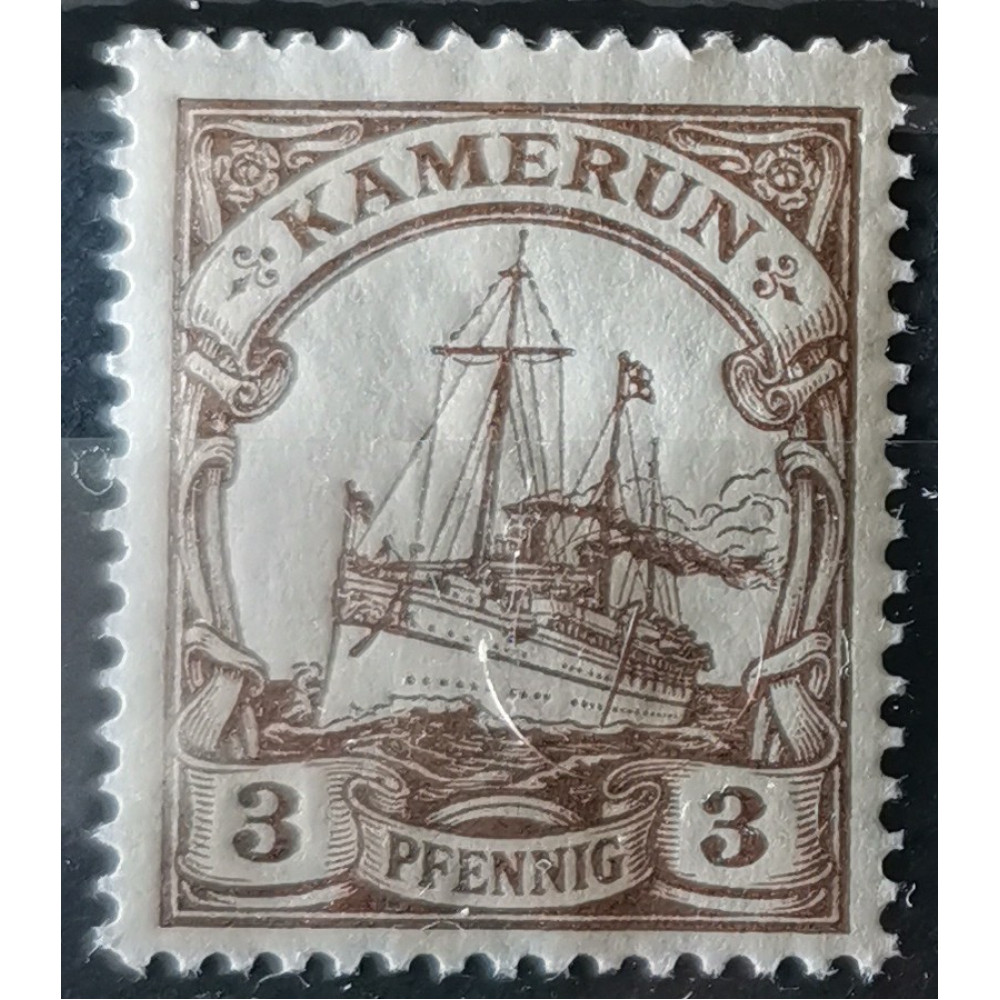 Sello Colonias alemanas, 3 Pf, Mi.20, MNH**