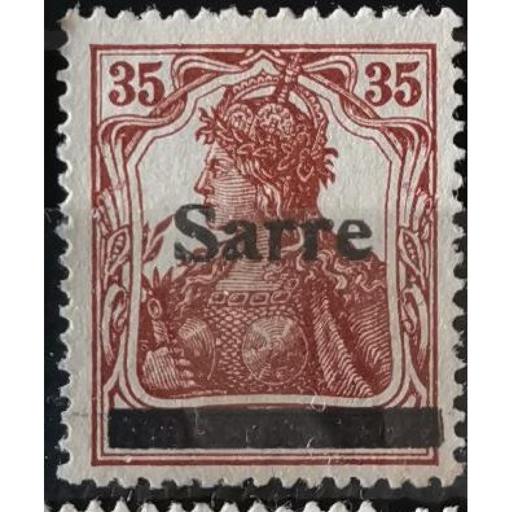 Sello Saargebiet & Saar, 35 Pf, Mi.11, MH*