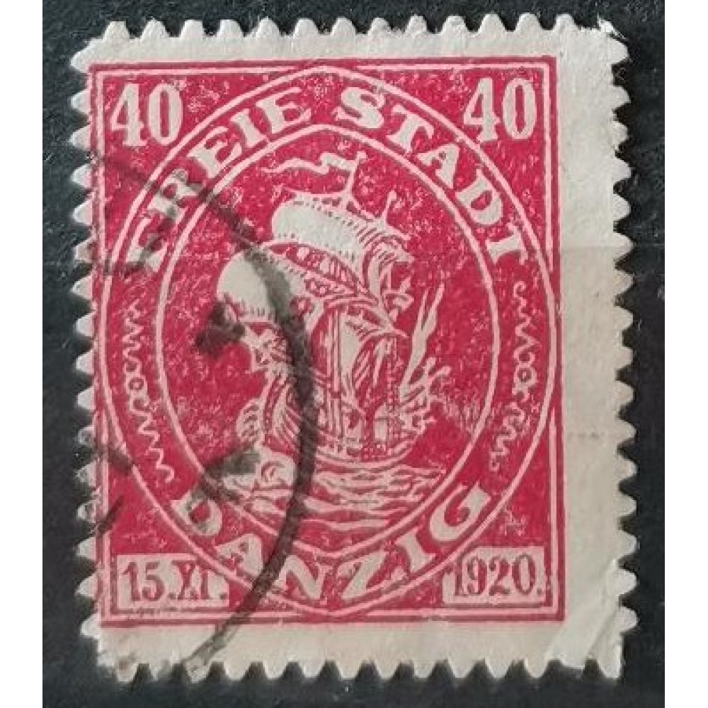 Známka Danzig, 40 Pf, Mi.56#