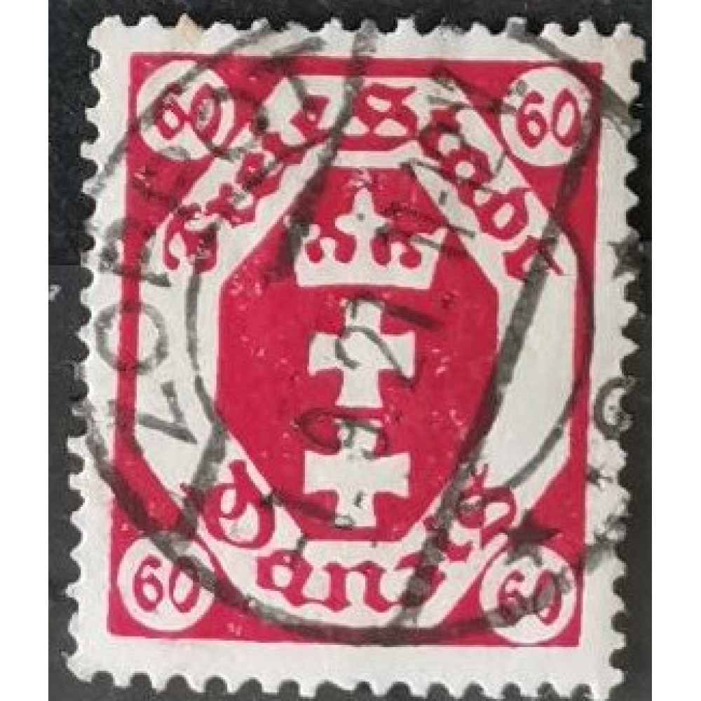 Stamp Danzig, 60 Pf, Mi.81, Used/#